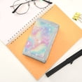 thumbnail image 7 of Cloth Wallet with Lanyard & Multiple Compartments Fashion Purse Zipper Clutch Bag for Cash Cards Coins Cute Pastel Rainbow Background, 7 of 7