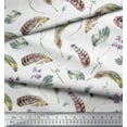 thumbnail image 3 of Soimoi Cotton Duck Fabric Flowers & Feather Print Sewing Fabric Yard 42 Inch Wide, 3 of 3