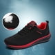 thumbnail image 3 of Zapatos Para Caminar Mocasines casuales unisex Zapatos planos con cordones suaves Accesorios para exteriores (38 Negro Rojo) DQrwqpou Tenis De Mujer Tenis De Hombre, 3 of 7