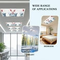 thumbnail image 6 of 2 Pack Pig Taking Fluorescent Light Covers for Ceiling Lights A Bath Magnetic Ceiling Light Covers Overhead Light Filters for Office Classroom Home, 6 of 9