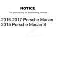 thumbnail image 2 of TEC Front Rear Ceramic Brake Pads Kit for Car Porsche Macan KTC-100564, 2 of 10