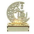 thumbnail image 1 of LED Light Decor Home Office Desktop LED Lamp Ornament Festival Wooden Table Decoration  JM01832, 1 of 9
