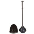 thumbnail image 4 of mDesign Plastic Freestanding Toilet Plunger and Storage Cover Set, Bronze, 4 of 8