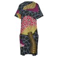 thumbnail image 4 of Vestido holgado de lunares con bolsillos para niña vestido de fiesta de lujo para mujer vestidos de graduación de noche para mujer, 4 of 6