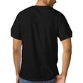 thumbnail image 3 of Camiseta gráfica divertida "No te muerdas las manos" - Algodón suave, cuello redondo, corte informal para hombre, camiseta deportiva de ocio, 3 of 7