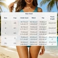 thumbnail image 3 of Gamivast Swimsuits for Women Bikini Sets Push up Wrap Front Top Lace up Side Bottom Tummy Control Two Piece Bathing Suits Beach Vacation, 3 of 6