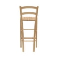 thumbnail image 4 of Linon Marica 28" Bar Stools, Natural Finish with Handwoven Rush Seat, Set of 2, 4 of 15