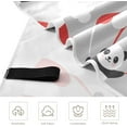 thumbnail image 3 of Dreamtimes Panda Flying in The Sky Beach Towel Quick Dry Absorbent Bath Towels Sandproof Lightweight Towel for Gym Yoga Sports Swimming- 30x60in, 3 of 7