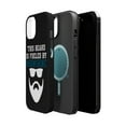 thumbnail image 2 of DistinctInk Tough Case for Apple iPhone 13 MINI (5.4" Screen), Compatible with MagSafe Charging - This Beard is Fueled by Moonshine, 2 of 6