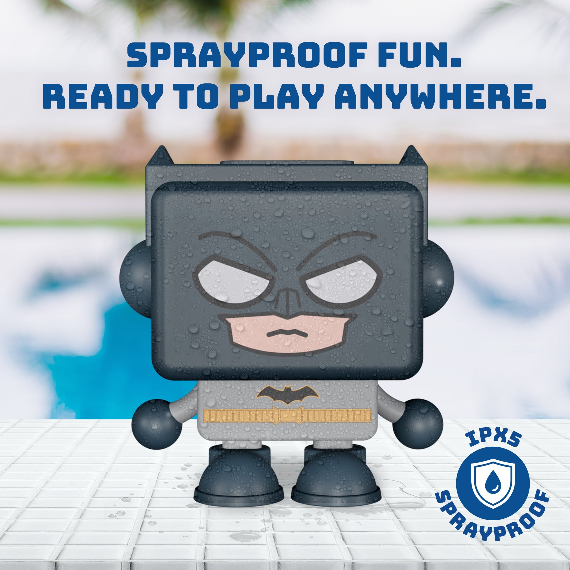 DC Comics Batman Boombot Dancing Musical Toy – Collectible Batman Character with Interactive Sounds & Motion