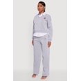 thumbnail image 4 of Women's Graphic Detail Layered Look Shirt Collar Sweatshirt, 4 of 5
