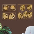 thumbnail image 3 of Nvzi Metal Wall Art Decor for Living Room, Home Decor Living Room Wall Decor, Silhouette Wall Art(Golden), 3 of 5