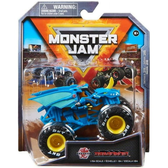 Monster Jam 2023 Spin Master 1:64 Diecast Truck Series 28 Arena Favorites Dragonoid