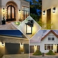 thumbnail image 7 of Outdoor Motion Sensor Wall Light with Seed Glass and E26 Socket Base - Corded Electric, Wall Mount, 7 of 7