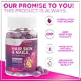 thumbnail image 4 of Hair Vitamins for Women for Hair Growth - Argan-Infused Supplement with Collagen, Biotin and Hyaluronic Acid - Supports Faster Hair Growth, Skin & Nails Beauty Vitamins, Bottled in USA - 60 Softgels, 4 of 9