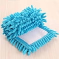 thumbnail image 5 of tooloflife Chenille Cleaning Pad Flat Mop for Mopping Sweeping cleaning Floor Roof and Windows 4 Colors, 5 of 6