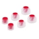 thumbnail image 5 of 6 piezas de tapones para los oídos con aislamiento acústico, tapa roscada de silicona para los oídos. Rojo Claro, 5 of 9