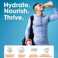 thumbnail image 4 of The Genius Brand Genius Hydrate - Electrolyte Supplement for Daily Hydration - Coconut Water - Sugar-Free - 8 Essential Minerals & Nutrients - Non-GMO - Sour Peach Rings - 50 Servings, 4 of 8