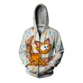 thumbnail image 3 of Ropa de otoño Y2k Sudadera con capucha con estampado de gatito para hombre Sudadera holgada con capucha y cremallera Ropa de estilo callejero Sudadera para hombre, 3 of 5