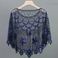 thumbnail image 6 of Ladies Shawl Wraps Sequin Women Beach Evening Party Cover up Poncho Bolero Cape, 6 of 6