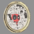 thumbnail image 2 of Womens Marvel Deadpool Cats Animated Frame Racerback Tank, 2 of 4