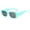 Mint Green, variant on Irregular Frame Sunglasses for Men Women, Retro Geometric Sun Glasses, Unique Shaped Vintage Eyewear with UV Protection, White, One Size