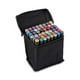 thumbnail image 1 of Pack Of 40 - Felt Tip Pens With Case - Double Sided Multicolor Pens, 1 of 4