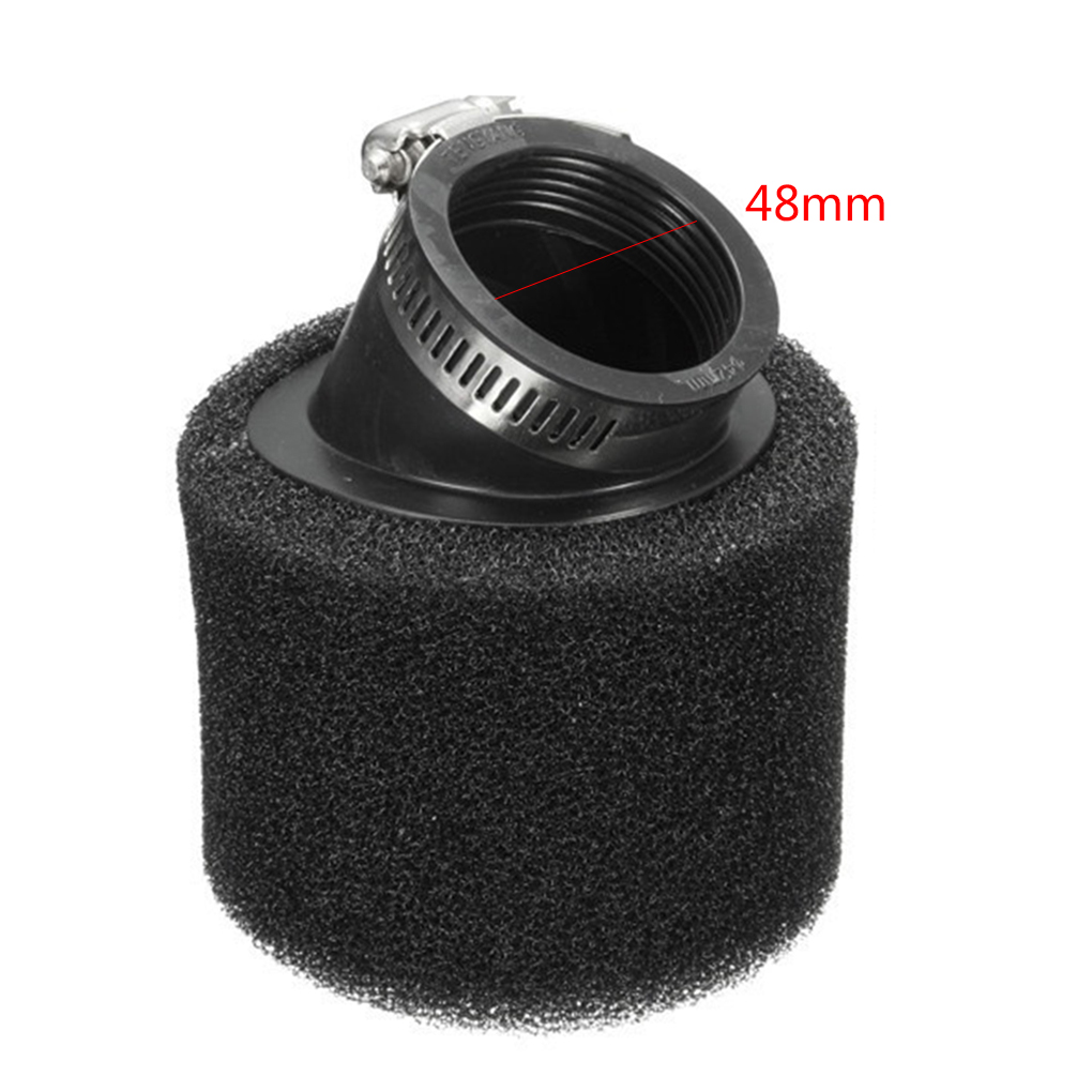 Air Filter Scooter Dirt Bike Motorcycle Motorbike Elbow Neck Foam Air  Sponge Cleaner 35/38/42/45/48mm