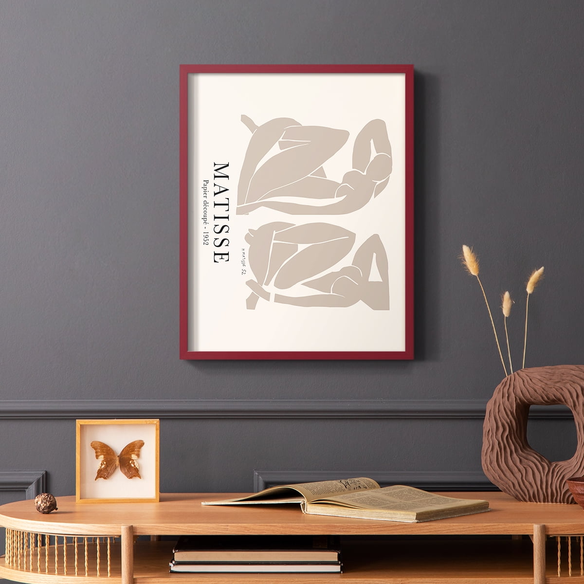 Matisse CCLIII in Solid Wood 11 x 14 Framed Print