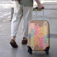 thumbnail image 3 of Pioneer Flower Floral Print Pattern Luggage Cover Fashion Suitcase Cover Baggage Covers Fit 25-28 Inch Luggage (Go Travel), 3 of 5