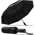 thumbnail image 1 of Windproof Travel Umbrella - Wind Resistant, Small - Compact, Light, Automatic, Strong, Mini, Folding And Portable - Backpack, Car, Purs, 1 of 5