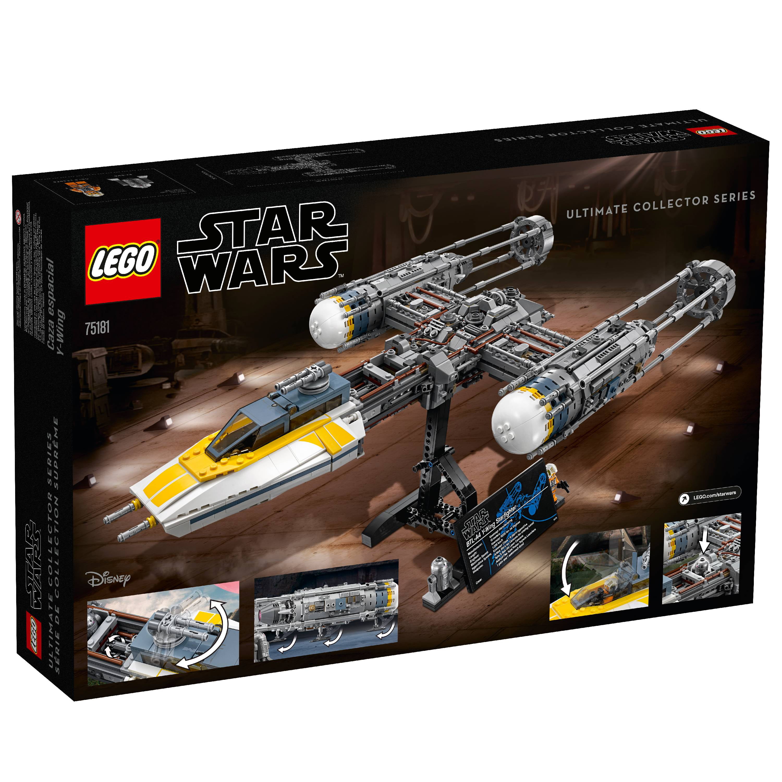 ketcher præmie fiktiv LEGO Star WarsY-Wing Starfighter 75181 Star Wars Ultimate Collector Toy -  Walmart.com