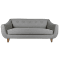 thumbnail image 1 of Sofá Madrid Lino Gris Salas Modernas Minimalistas Lounge Sillones Retro Dimobeler Madrid, 1 of 2