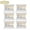 C, variant on 50 Gold Foil Pillow-Shaped Gift Boxes for Weddings Birthdays Corporate Events - 4 Stylish Designs Premium Paper Elegant Gift Packaging