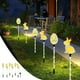 thumbnail image 1 of Luces solares LED de Pascua para jardín | Guirnalda de luces 5 en 1 con forma de huevo de conejo | Decoración solar multicolor para exteriores, resistente al agua | Decoración navideña para cerc, 1 of 5