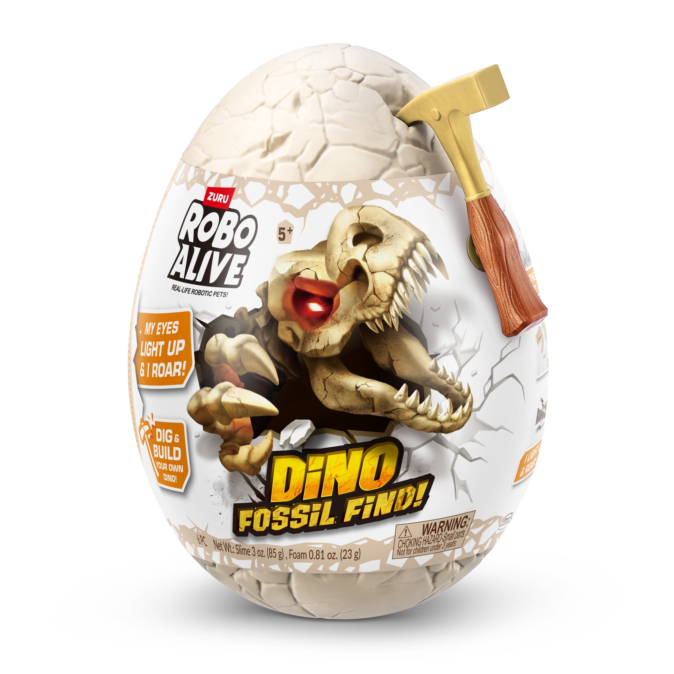 Robo Alive Dino Fossil Find Surprise Unboxing Robotic Toy by ZURU