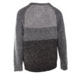thumbnail image 2 of Club Room Mens Colorblock Crew-Neck Knit Sweater, Grey, Medium, 2 of 2