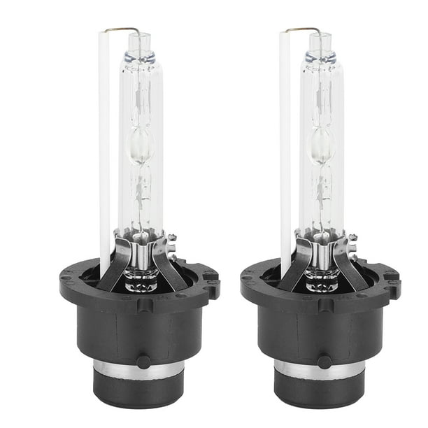 2 UDS D2S 6000K 35W REMPLAZO DE COCHE SEGURO Brillante Xenón Faro Bombilla Tomo de Cuarzo + Soporte de Hierro inoxidable Lámpara de Xen de Coche