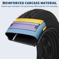 thumbnail image 4 of 2-Pack 5.30-12 5.30x12 530-12 Trailer Tires with 12" Rims, 5 Lug on 4.5" Bolt Pattern, 6PR Load Range C, Heavy Duty 5.30x12 5.3-12 Tires for Utility, Boat, Camper, Cargo Trailers, 4 of 6