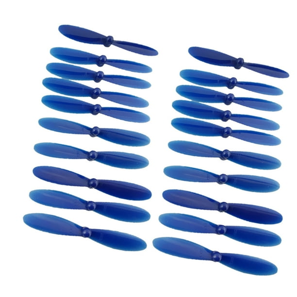 20 piezas de hélices para H107P H107C+ H107D+ H107C PLUS H107D PLUS RC Azul