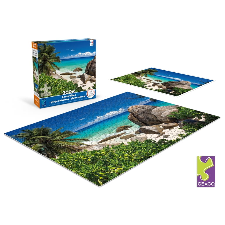 Ceaco 300-Piece Scenic Photography Beach Vibes Seychelles