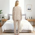 thumbnail image 4 of Smilooen 2 Pieces Womens Pajamas Sets Comfy Printed Loungewear Sets Woman with Pockets ，Sizes S-2XL, 4 of 6