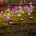 thumbnail image 5 of Courtyard Lamp Four Color Butterfly Flower Garden Lamp, 5 of 5