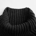 thumbnail image 5 of Fashion Women Solid Long Sleeve Pullove Turtleneck-Neck Casual Sweater Tops On Seasonal Black 8(L), 5 of 6