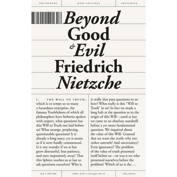 Haus Editions Beyond Good and Evil, Book 002, (Paperback)