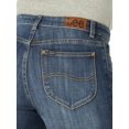 thumbnail image 5 of Lee Women's Slim Fit Skinny Leg Midrise Jean, Lagoon Blue, 18 Long, 5 of 6