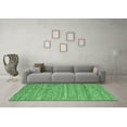 thumbnail image 3 of Ahgly Company Indoor Round Abstract Emerald Green Contemporary Area Rugs, 6' Round, 3 of 4
