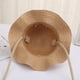 thumbnail image 4 of Sombrero de conejito para bebé con orejas móviles, sombrero de paja de conejo, oreja saltadora, gorra bonita y divertida, sombrero para el sol de ala ancha para niños y niñas, 4 of 5