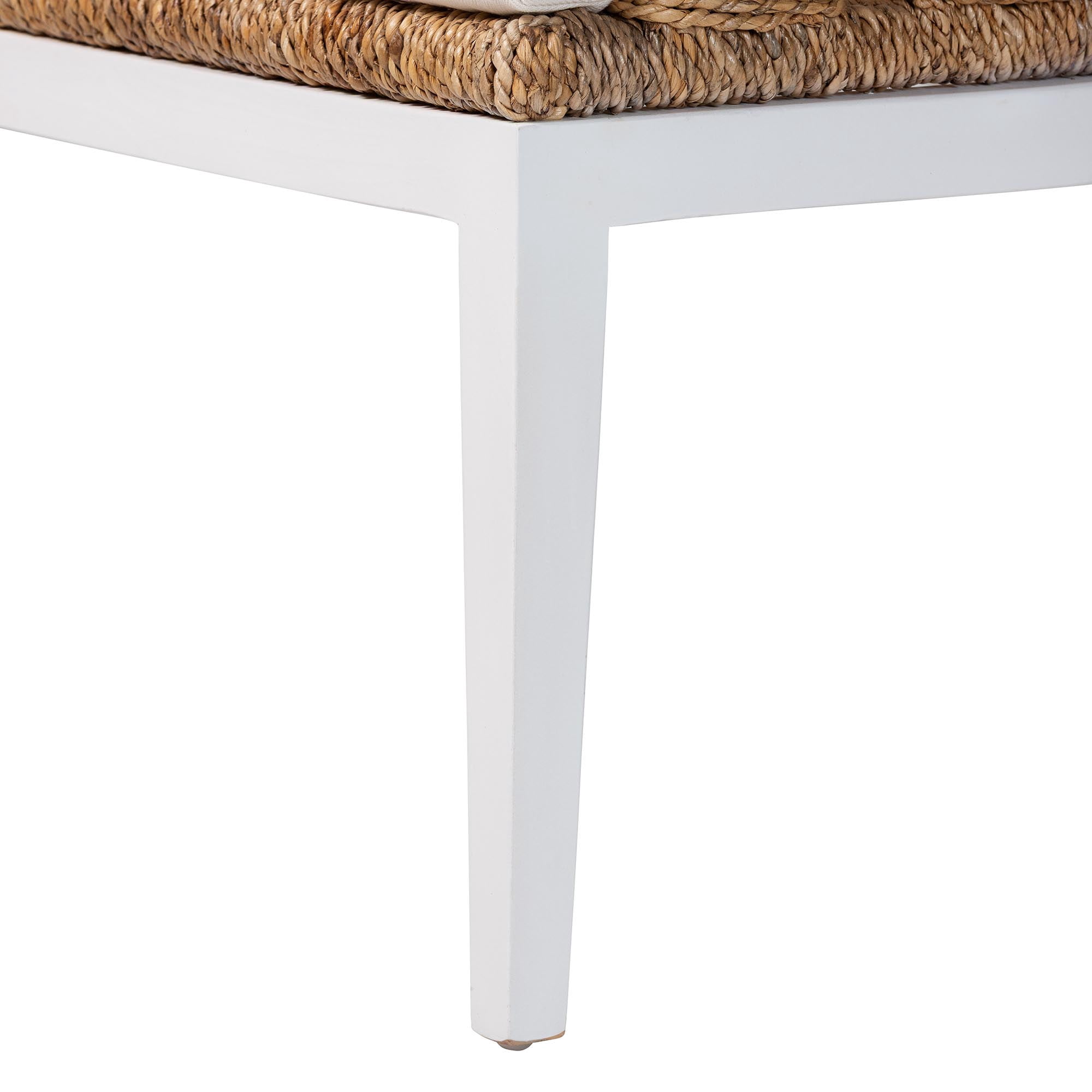 bali & pari Ubud Boho Dining Nook Bench Set, 2-Piece, Natural Brown