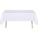 thumbnail image 2 of Mantel cuadrado de 54 x 78 pulgadas, resistente a las manchas y las arrugas, lavable, de poliéster, funda decorativa de tela para mesa de comedor, bufé, 2 of 5